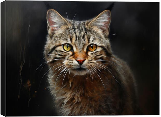 The Scottish Wildcat Canvas Print by Steve Smith