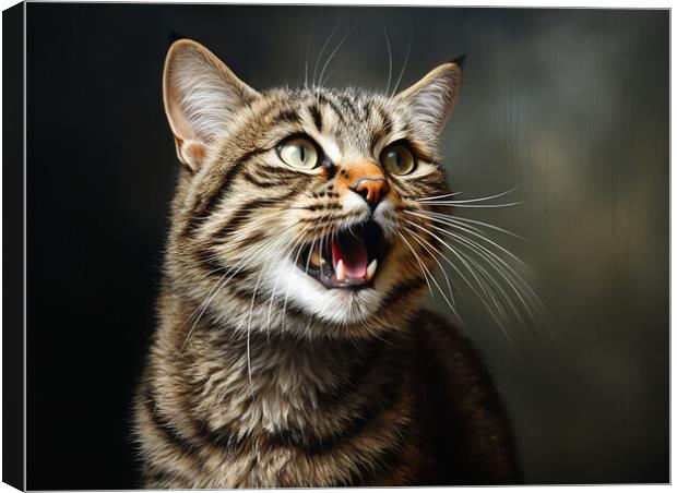 The Scottish Wildcat Canvas Print by Steve Smith