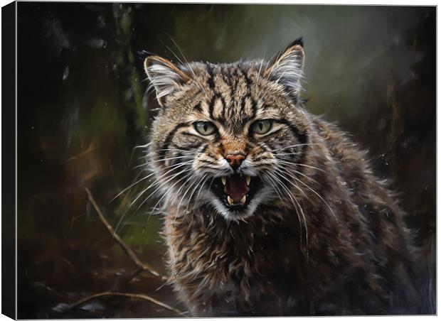 The Scottish Wildcat Canvas Print by Steve Smith