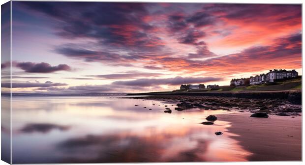 East Beach Nairn Canvas Print by Steve Smith