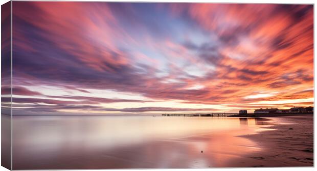 East Beach Nairn Canvas Print by Steve Smith