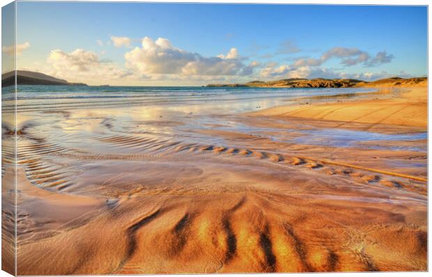 Balnakeil Beach Canvas Print by Steve Smith