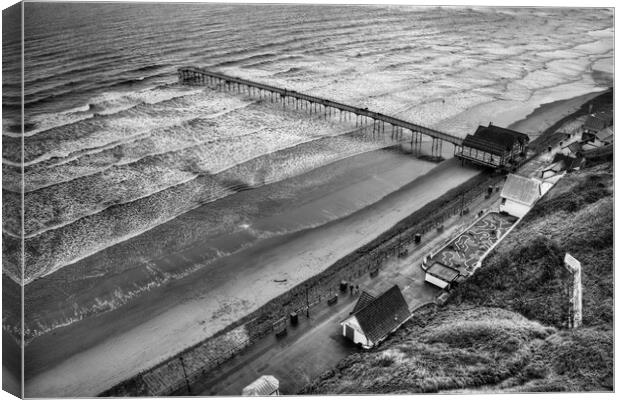 Saltburn by the Sea Canvas Print by Steve Smith