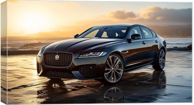 Jaguar XF Canvas Print by Steve Smith