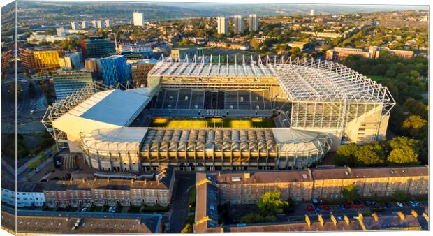 Newcastle United FC Canvas Print by Steve Smith