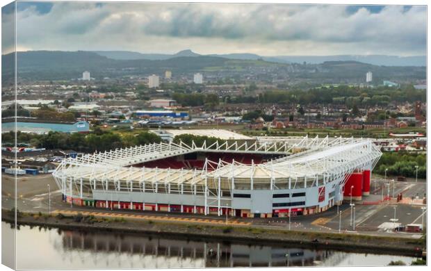 The Riverside Stadium Middlesbrough Canvas Print by Steve Smith