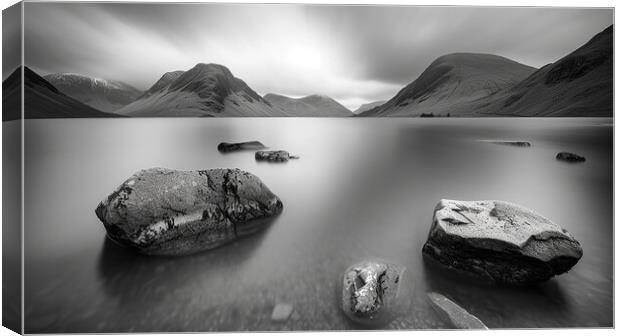 Wastwater Lake District Canvas Print by Steve Smith