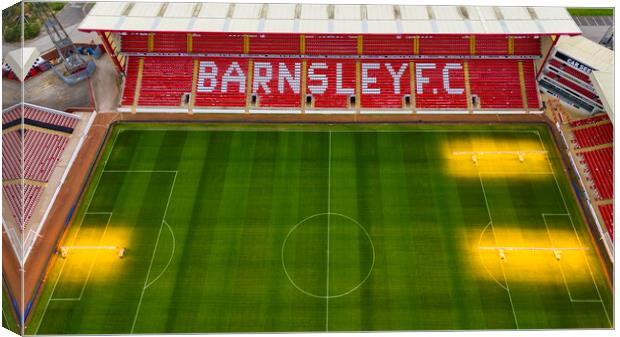 Barnsley Football Club Canvas Print by Steve Smith