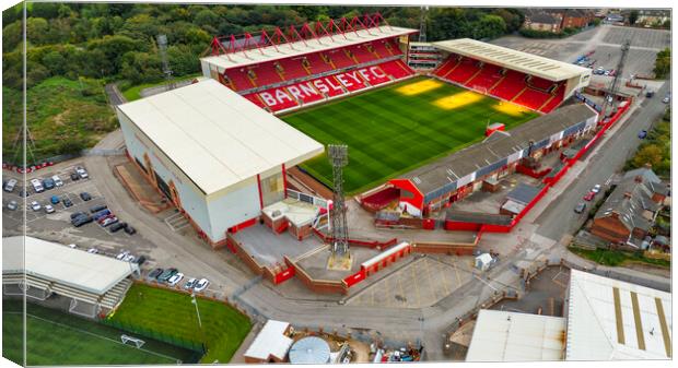 Barnsley Football Club Canvas Print by Steve Smith