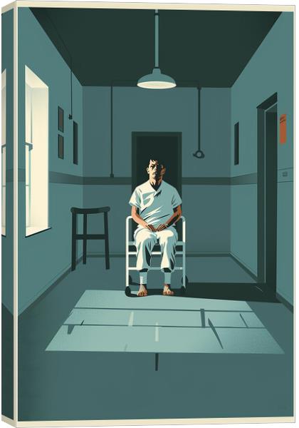 One Flew Over The Cuckoos Nest Poster Canvas Print by Steve Smith