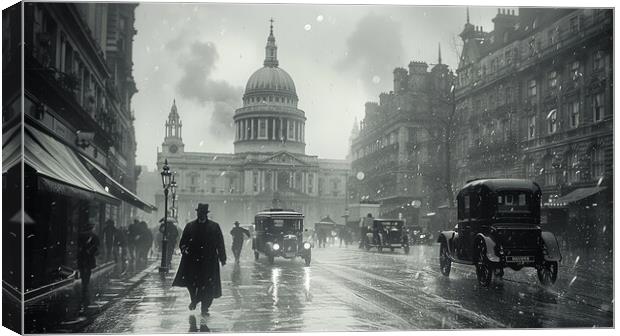 London 1920s Canvas Print by Steve Smith