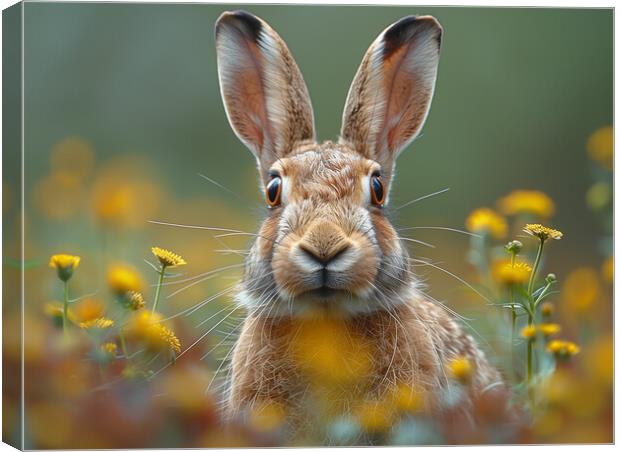 The Hare Canvas Print by Steve Smith