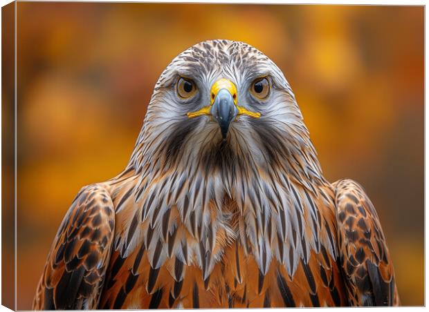 Red Kite Canvas Print by Steve Smith