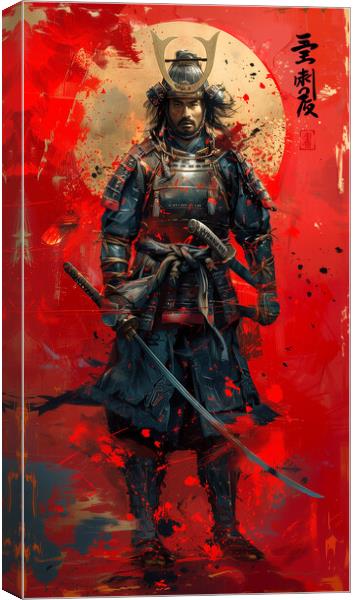 Samurai Warrior Art Canvas Print by Steve Smith