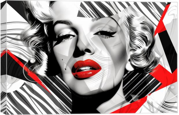 Marilyn Monroe Art Canvas Print by Steve Smith