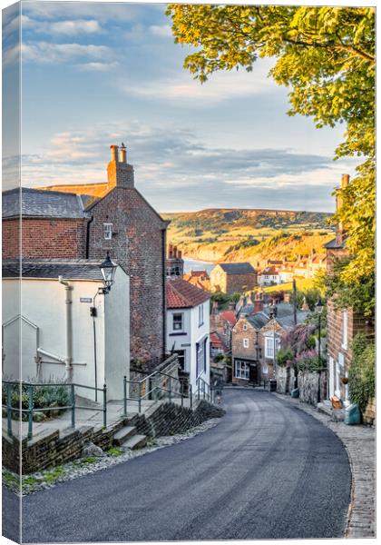 New Road Robin Hoods Bay Canvas Print by Tim Hill