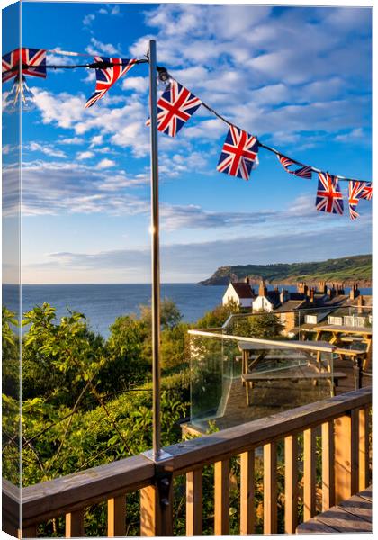 Seaside Charm in Historic Robin Hoods Bay Canvas Print by Tim Hill