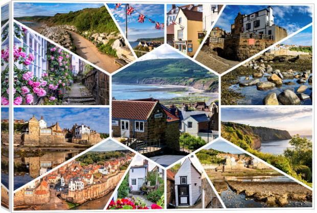Captivating Views of Robin Hoods Bay Canvas Print by Tim Hill