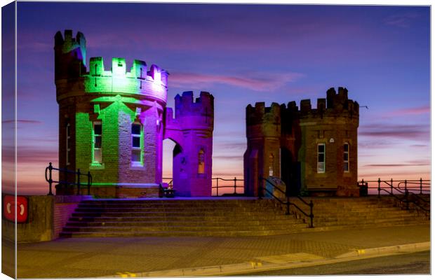 Magnificent Pier Towers at Withernsea Canvas Print by Tim Hill