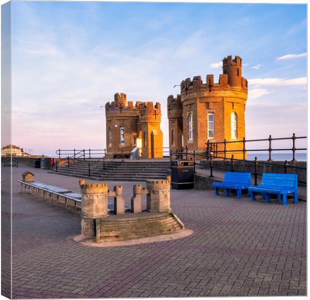 The Iconic Sandcastle Canvas Print by Tim Hill