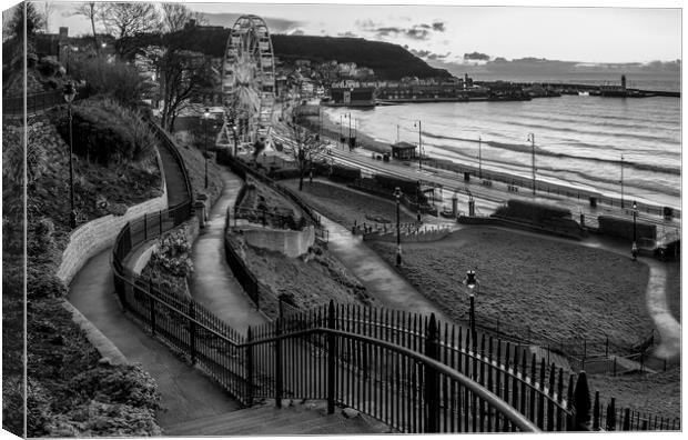 Italian Gardens, Scarborough Yorkshire Canvas Print by Tim Hill