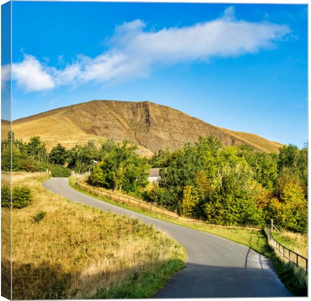 A Majestic View of Mam Tor Canvas Print by Tim Hill