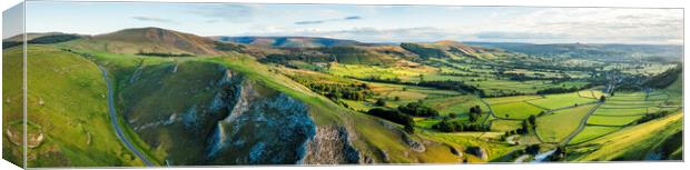 Hope Valley Panoramic Canvas Print by Tim Hill