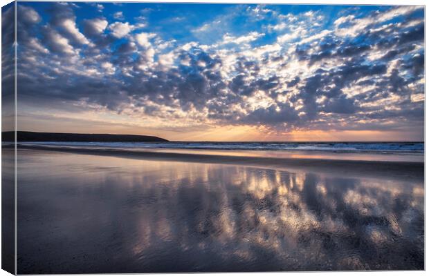 Filey Seascape Canvas Print by Tim Hill