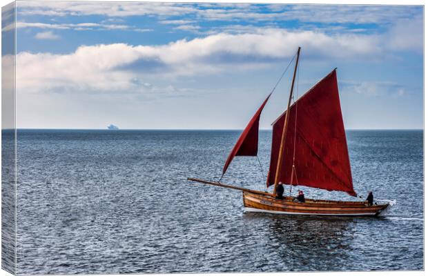 Three Brothers Sailing Cobble Bridlington Canvas Print by Tim Hill