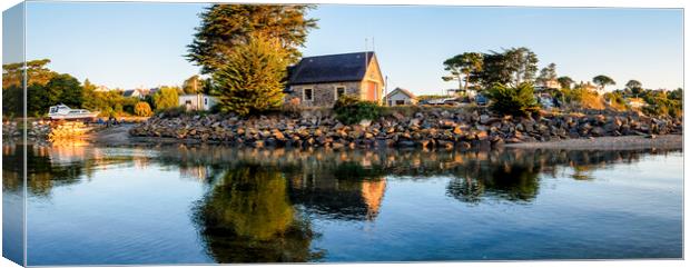 Serenity at Abersoch Harbour Canvas Print by Tim Hill
