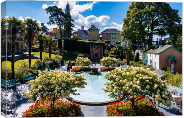 Portmeirion North Wales Canvas Print by Tim Hill