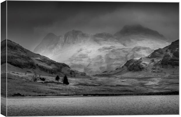 Majestic Langdale Pikes Canvas Print by Tim Hill