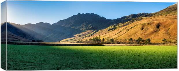 Heavenly Haystacks Canvas Print by Tim Hill