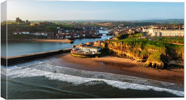 Whitby Scene North Yorkshire Canvas Print by Tim Hill
