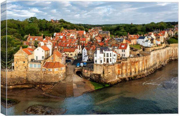 Smugglers tunnel Robin Hoods Bay Canvas Print by Tim Hill