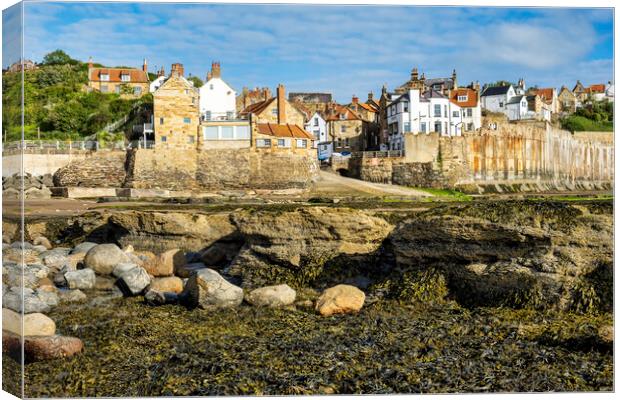 Historic Robin Hoods Bay, North Yorkshire Canvas Print by Tim Hill