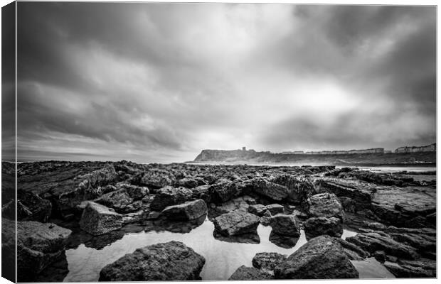 Fierce Yorkshire Seascape Canvas Print by Tim Hill