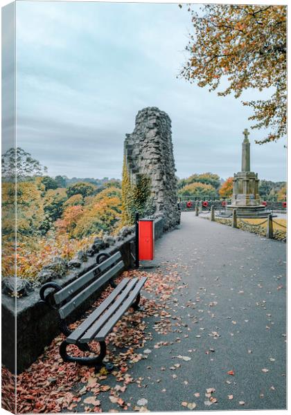 Knaresborough Castle Grounds Canvas Print by Tim Hill