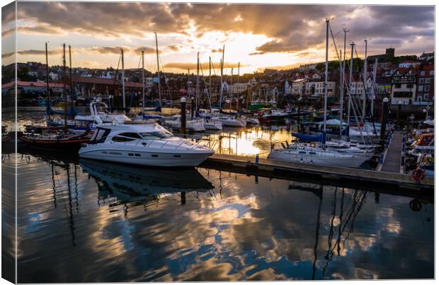 Serene Beauty of Scarborough Sunset Canvas Print by Tim Hill