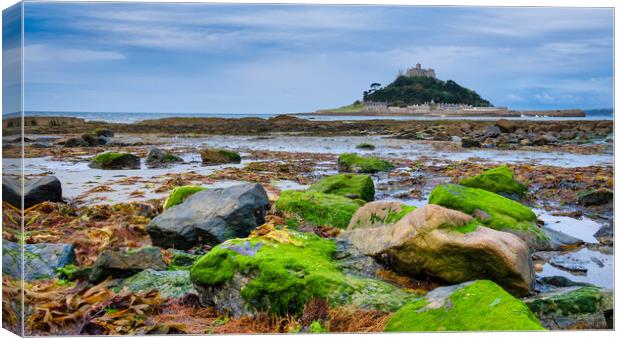 The Majestic Saint Michaels Mount Canvas Print by Tim Hill