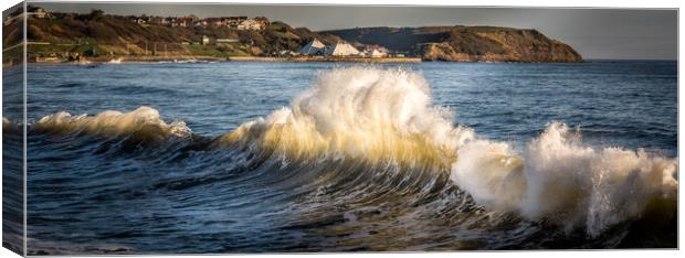 Scarborough Wave Canvas Print by Tim Hill