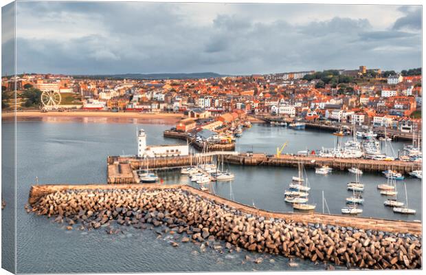 Captivating View of Scarboroughs Maritime Beauty Canvas Print by Tim Hill