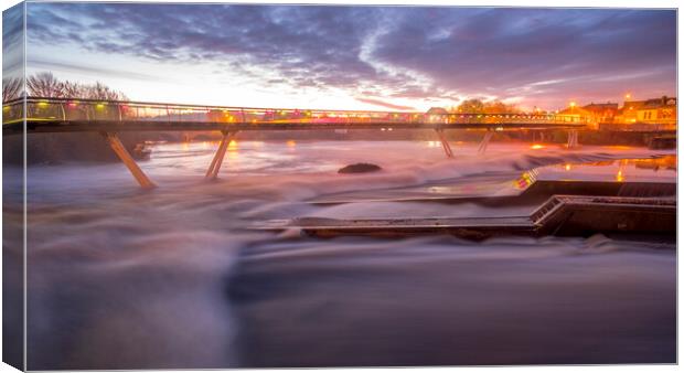 Majestic Castleford Sunrise Canvas Print by Tim Hill