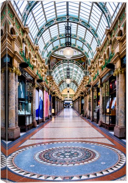Leeds County Arcade Canvas Print by Tim Hill