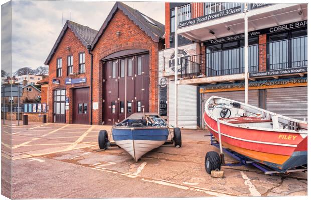 Filey Lifeboat Station Canvas Print by Tim Hill