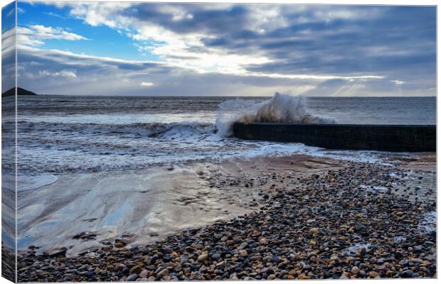 Filey Cobble Landing Canvas Print by Tim Hill