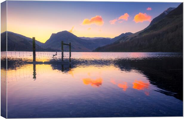 Fleetwith Pike Buttermere Canvas Print by Tim Hill