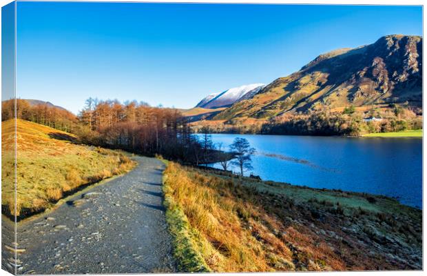 Buttermere Lake District Canvas Print by Tim Hill