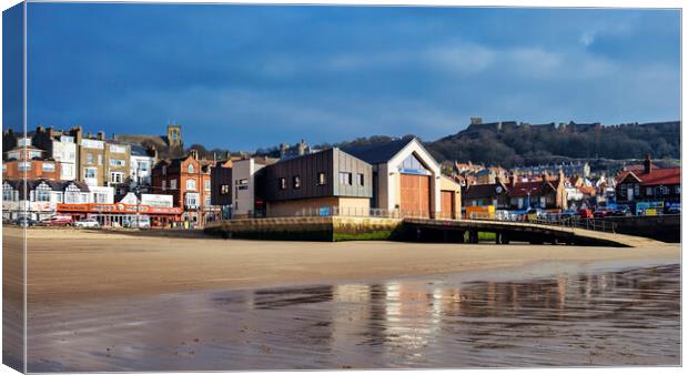 The Heroic Guardian of Scarboroughs Seas Canvas Print by Tim Hill