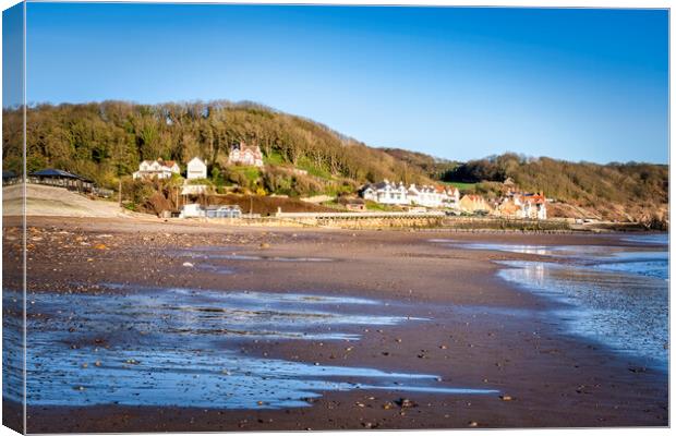 Serenity at Sandsend Canvas Print by Tim Hill